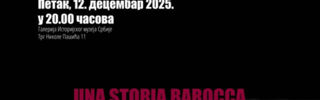 “Una storia barocca”: Koncert se održava u Istorijskom muzeju Srbije, na programu dela baroknih kompozitora