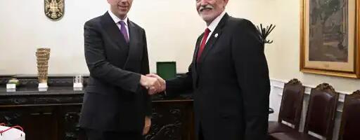 Đurić primio u oproštajnu posetu ambasadora Ukrajine Tolkača