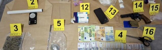 RAZNE DROGE, PIŠTOLJ, MUNICIJA! Policija upala u stan na Paliluli i odmah uhapsila muškarca (27)!