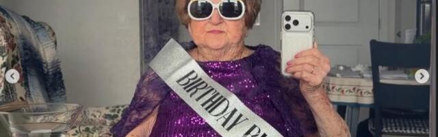 "Pozvala sam i bivšeg - želim dramu" Baka proslavila 96. rođendan, pa zbog stajlinga postala hit na mrežama