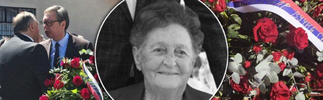 SAHRANJENA MAJKA MILORADA DODIKA: Vučić, Karan, i drugi zvaničnici pružili podršku porodici, opelo služio patrijarh srpski Porfirije