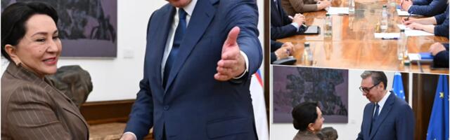 VUČIĆ SA TANZILOM NARBAJEVOM: Saglasili smo se da postoji značajan prostor za proširenje saradnje i stvaranje novih prilika za privredni rast