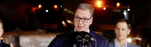 "OVO JE VELIKA STVAR ZA NAŠE ZDRAVSTVO I NAŠU DECU": Vučić obišao radove na izgradnji Tiršove 2