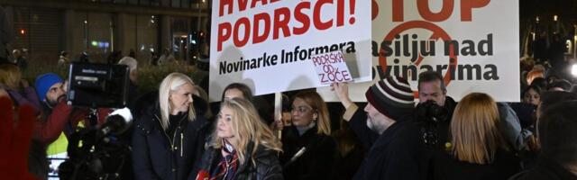 (VIDEO) Umesto dijaloga - nasilje: Linč nad novinarima Informera i kad pruže ruku pomirenja