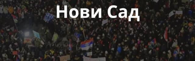 Večeras u Kragujevcu protest podrške Novom Sadu