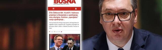 Islamistička Slobodna Bosna opet pravi bauk od Srbije! Ne opraštaju Vučiću što brine za Srbe u Republici Srpskoj!