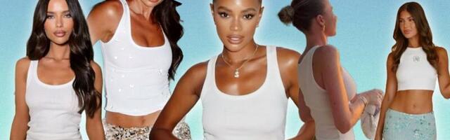 Bela majica i suknja sa šljokicama je letnja “uniforma” fashion influenserki