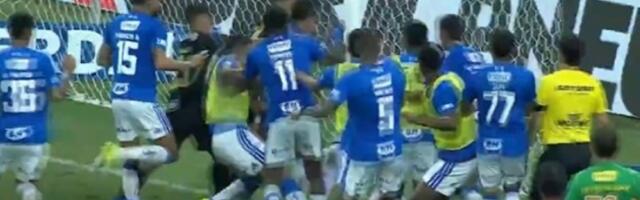 Pozavideli bi im i najbolji MMA borci - epska tuča na utakmici Kruzeira i Atletiko Mineira, nije se znalo ko koga lema (VIDEO)