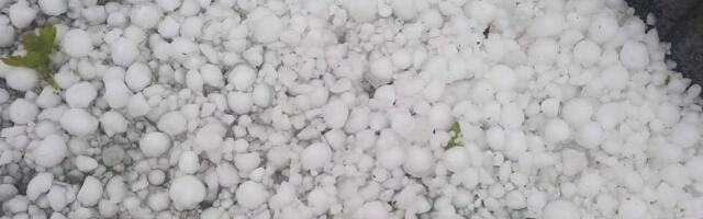 JAK GRAD OBELIO BIHAĆ! Padavine veličine LOPTICE ZA GOLF tukle deset minuta, velika šteta na usevima, objektima i automobilima (VIDEO)