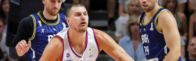 Jokićev tripl-dabl i Jovićeva rafalna paljba za 3 poena - Srbija bez problema srušila BiH u Pioniru