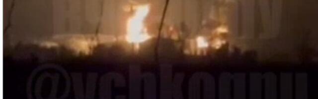 VATRA PROGUTALA SKLADIŠTE NAFTE U URJUPINSKU! Ostatak drona izazvao požar