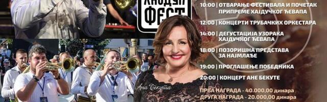 Zvuci trube i koncert Ane Bekute na 5. Dragačevskom hajduk festu u Guči