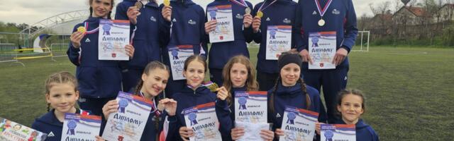 Osam medalja za atletičare Mladosti iz Užica na krosu Srema