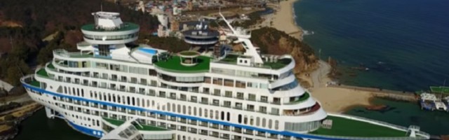 Neverovatan hotel u Južnoj Koreji: Kruzer koji visi na litici