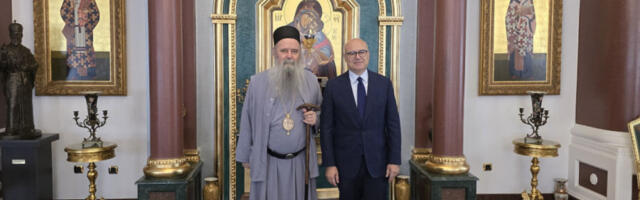 O ČEMU JE VLADIKA FOTIJE RAZGOVARAO SA MILOŠEM VUČEVIĆEM: Zajedno protiv pretnji koje su se nadvile nad srpski rod