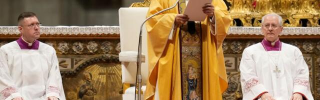 Papa Lax VIX predovdio Božićnu misu: Odbijanje siromašnih je odbijanje Boga