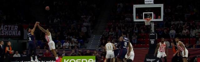 Zvezda furiozno startovala, pa sve prokockala: Baskonija ima plus 10 na poluvremenu!