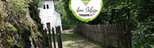 In monastery under Mt. Javor, a monk tamed a she-wolf: Kovilje keeps watch from inside a cave in a rock
