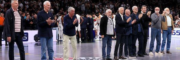 POLA VEKA OD PRVE TITULE: Košarkaški klub Partizan obeležio vredan jubilej! Evo koje su sve legende bile u Areni! Jedan nedostaje