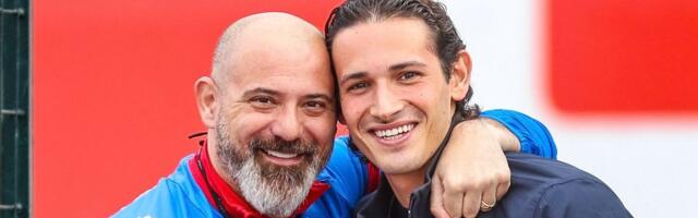 Dušan Mihajlović iznenadio Dejana Stankovića na treningu Zvezde: Sin legendarnog Mihe posetio crveno-bele