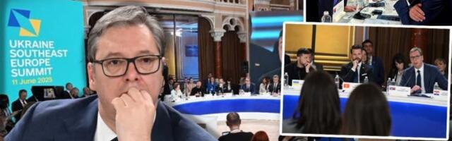 "SNAŽNO SAM SE ZALOŽIO DA SE GLAS DIPLOMATIJE ŠTO GLASNIJE ČUJE" Predsednik Vučić se oglasio sa samita Ukrajina - Jugoistočna Evropa (FOTO)