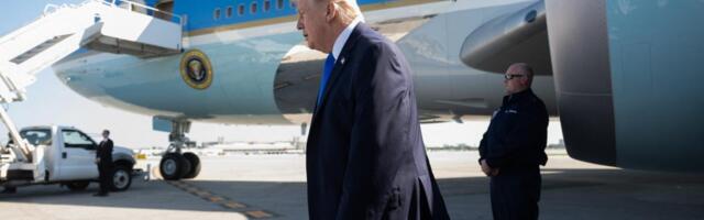 TRAMP PREGOVARA SA IRANOM O 15 TAČAKA! Prilikom ukrcavanja u avion OTKRIO novinarima šta je za njega prioritet "broj jedan, dva i tri" (FOTO/VIDEO)