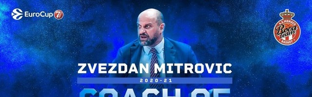 Zvezdan Mitrović trener godine u Evrokupu