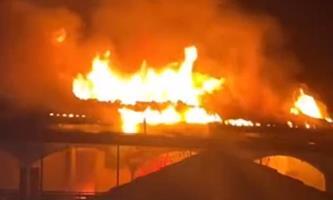 ŠTETA MILION EVRA! Restoran Juseina Bolta izgoreo u stravičnom požaru (VIDEO)