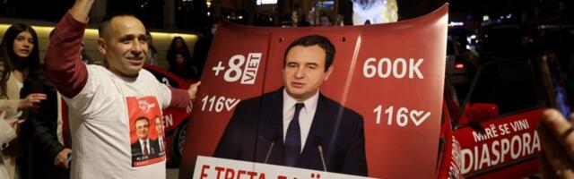 Pokretu Samoopredeljenje Aljbina Kurtija 56 mandata