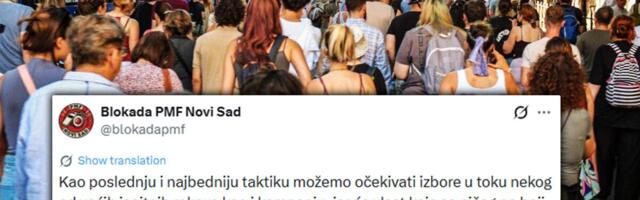 OPA! BLOKADERI IMAJU NOVI IZGOVOR - EVO ZAŠTO IM SAD NE ODGOVARAJU IZBORI! Smeta im što će možda biti u vreme ispitnih rokova  A PROŠLE GODINE BLOKIRALI ISPITE!
