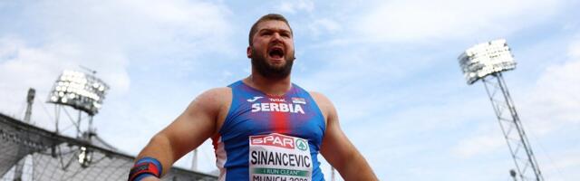 BRAVO, ARMINE: Sinančević vicešampion Evrope u bacanju kugle