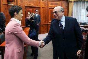 Брнабић и Пич о унапређењу билатералних односа, ситуацији у региону и свету