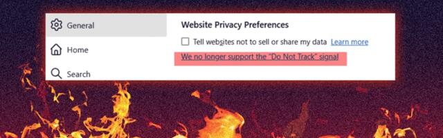 Firefox više neće podržavati funkciju „do not track”