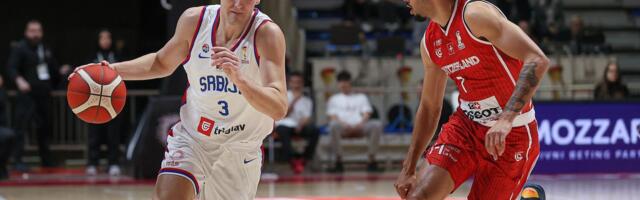 SRBIJA – ŠVAJCARSKA Au, kakav šok: Gubimo 23 razlike na debiju Alimpijevića! /VIDEO/