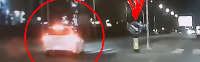 ŠOK SNIMAK SA NOVOG BEOGRADA! Vozač "golfa" divljao, a onda povukao jeziv potez: "Epidemija zombija" (VIDEO)