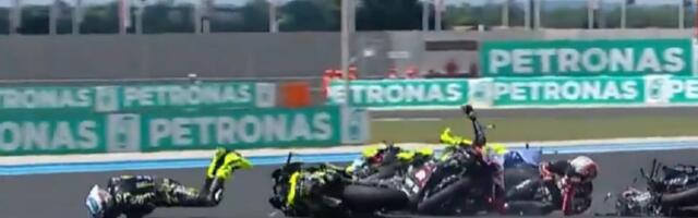 Strašan incident na trci MotoGP-a u Mađarskoj: Pet trkača "pokošeno" na startu, Markes ispisao istoriju