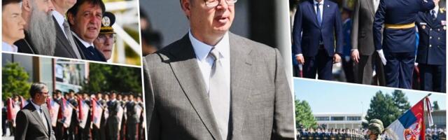 UŽIVO VUČIĆ SE OBRAĆA NAJMLAĐIM OFICIRIMA: Ponosan sam na vas, na godine posvećenosti našoj vojsci! MOĆNA PORUKA PREDSEDNIKA