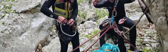 DRAMATIČNA AKCIJA Iz kanjona Nevidio spašen državljanin Hrvatske