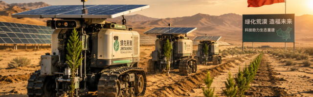 Kina šalje solarne robote u pustinju: Nova tehnologija dobila važan zadatak