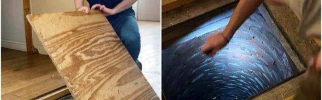 Kupili smo staru kuću i tokom renoviranja otkrili rupu u podu: Kad smo upalili lampu i pogledali dole, šokirali smo se (VIDEO)