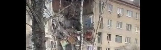 (VIDEO) JAKA EKSPLOZIJA U MOSKOVSKOJ OBLASTI, urušena petospratna zgada, stradala najmanje jedna!