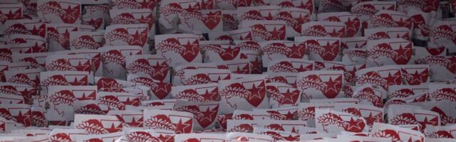 U ARENI, IGLA NEMA GDE DA PADNE: Navijači Zvezde i Olimpijakosa napravili sjajnu atmosferu u bratskom derbiju! (VIDEO)