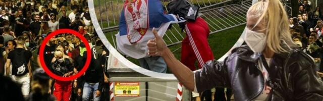 POGLEDAJTE PRAVO LICE "SIROTE" BLOKADERKE! Ovo je žena koja je kažnjena zbog pravljenja nereda na Slaviji (FOTO)