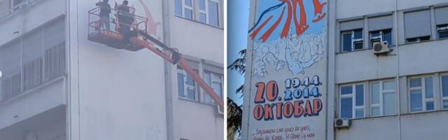 Zašto je prekrečen mural posvećen 20. oktobru?