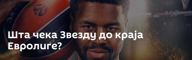 Шта чека Звезду до краја Евролиге?