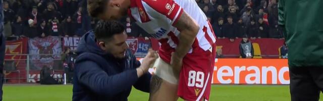 ŠTURM – ZVEZDA Kakva scena: Arnautoviću zavili nogu da bi igrao! /VIDEO/