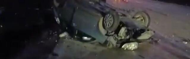 Prevrnut auto, još 2 u kanalu, sreča po putu! Prve fotografije jezivog udesa kod Bora, ŠEST auta uništeno