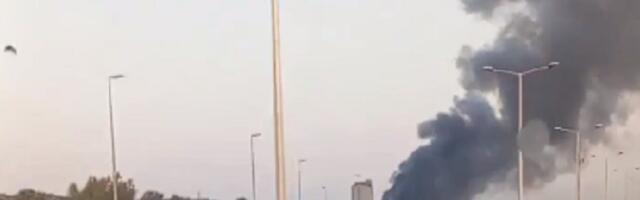 Požar u firmi kod Ostružnice (VIDEO)