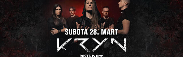 KRYN – svetski zvuk metala u Zappa Bazi 28. marta