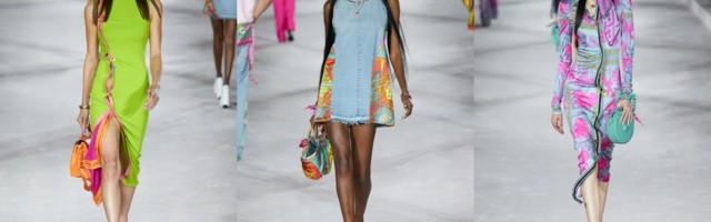 Dua Lipa, Madonina ćerka i stotine novih načina nošenja svilene marame na reviji Versace